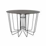 Spider Metal Coffee Table Black White Gold Bronze - White