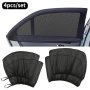 2/4PCS Car Sunshade Set - Uv Protection For Front & Rear Windows Essential Auto Interior Accessories