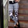 Ubuntu Tights Black & White - Printed Tights / S
