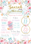 Milestone Board - Alice Tea Party - A0