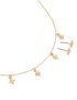 Goldair Gold Star Charm Necklace & Star Earrings Set