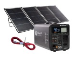 Flexopower Lithium 1200-SB50 Portable Power Station KALAHARI400W Portable Solar 15M Extension Cable Combo – Plug & Play For