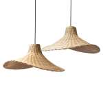 Sombrero Cane Pendant Light Natural