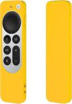 Funky Silicone Remote Case For Apple Tv Series 6 Generation 2021 - Yellow