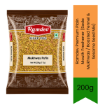 Premium Plain Mouth Freshener Sada Mukhwas Roasted Fennel & Sesame Seed Mix 200G - Traditional Aromatic Digestive Mukhwas Perf