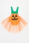 PoP Candy Baby Girls Novelty Romper - Orange