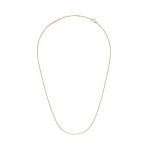 Elan Box Chain Necklace Rose Gold - Long