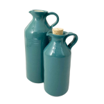 Oil And Vinegar Jar Set - Turquoise