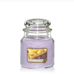 Yankee Candle Lemon Lavender Medium Jar Retail Box No Warranty  product Overview:about Medium Jar Candlesthe Traditional Design