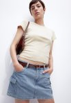 Ribbed T-Shirt - Light Beige Heart