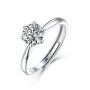 Light Luxury Moissanite Couple Women's Ring - 3 Carats