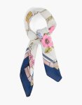 Flowers & Rope Print Scarf