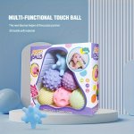 6PCS Soft Silicone Baby Squeeze Balls - Multi-texture Water Spray Perfect For Learning & Play Ages 3-6 Balls For Baby Silicone T