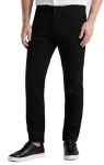 Perry Ellis Men's Double Weave 5-POCKET Pants With Slim Fit And 2-WAY Stretch Black 34W X 32L