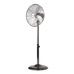 Taurus Ventilador De Peu Stainless Steel Pedestal Fan 40CM