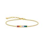 Bracelet Colourful Stones Gold - L19V