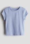 Cotton Jersey Top - Blue