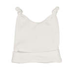Babes & Kids Little Acorn White Cotton Baby Beanie - 3-6 Months