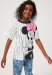 Cotton On License Drop Shoulder Tee - Lcn Dis Minnie Baseball Tee phantom Stripe
