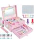 Avalanche Magical Unicorn Makeup Chest Play Set - Toys For Girls