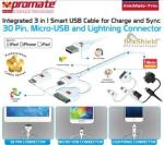 Promate Linkmate-trio Integrated 3 In