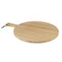 Bamboo Large Round Serving Board With Handle 64/49CMD X2CM