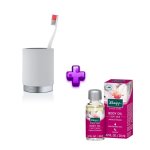 Ara Toothbrush Mug - Moon-grey + Kneipp Body Oil Almond Blossom "soft Skin" 20 Ml