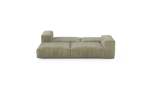 Double Lounger - Cord Velours - Khaki - 241CM X 168CM