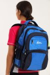 Camel Mountain Travel Backpack School Bag With Multiple Compartments & Free Water Bottle
