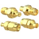 4PCS Sma To Mcx Connectors Kit Coaxial Adapter Male To Female