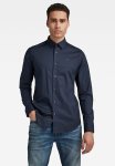 G-star Raw Dressed Super Slim Fit Long Sleeve Shirt - Mazarine Blue