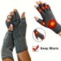 1 Pair Compression Winter Warm Fingerless For Computer Typing Cycling Slip Breathable