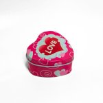 Heart Shaped Tin With Red Love Heart - Factory Plaza