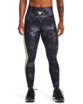 Women's Project Rock Heatgear Print Ankle Leggings - Black Sm
