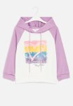 PoP Candy Colour Block Hoodie - Purple & White