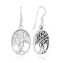 925 Sterling Silver Tree Of Life Earring For Woman Teen