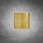 Office Sign D02 - Brushed Brass