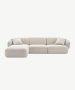 Leah 3 Seater Couch With Ottoman