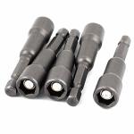 GLE2016 8MM 5 16" Magnetic Nut Driver Setter Chrome Vanadium Steel Adapter Hex Drill Bit Adapter 5PCS