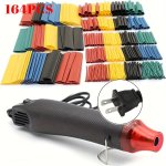 164 328PCS Heat Shrink Tube Set Insulated Sleeve For Thickened Wire Joint Protection Repair Of Charging Data Cable Hot Melt Wate