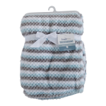 Honey Hive Fleece Blanket - Blue