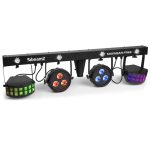 Beamz LED Showbar Free : 2 X Par 2 X Derby & Strobe Rgbw