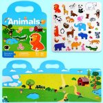 Interactive Reusable Sticker Book Engaging Educational Tool For Children - Waterproof Double-sided Design Ideal Gifts For Childr