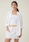 Cotton On Haven Long Sleeve Shirt - White