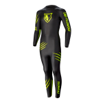 FH1 Men's Triathlon Wetsuit Yamamoto Neoprene Black yellow - Black Yellow Xx-large