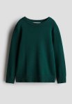 Cotton Jumper - Dark Green