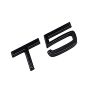 VOLVO-T5-GBK High Quality Abs Volvo T5 Emblem Trunk Letter Sticker
