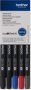 Brother Scanncut Calligraphy Pen Set - Essential Colours 5 Pieces - For Use With SDX1200