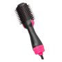 Lightweight Pink And Black Hot Air Brush