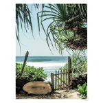 Secret Beach Art Print - A2
